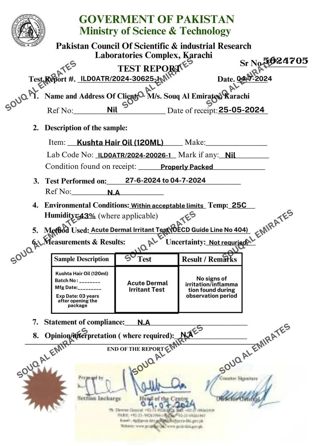 KUSHTA HAIR OIL & MARHAM