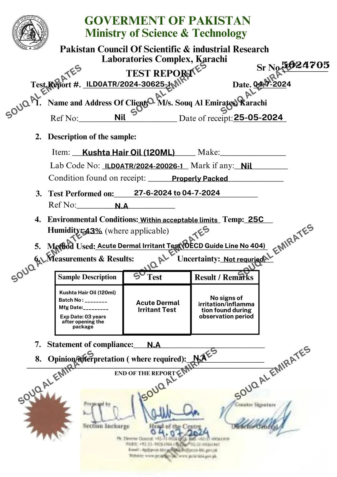 KUSHTA HAIR OIL & MARHAM